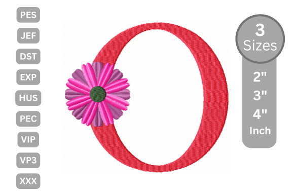 Blossom Alphabet Letter - O: A Designer's Review for Personalized Gifts