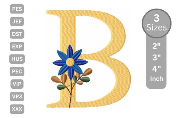 Botanical Flower Letter - B Review