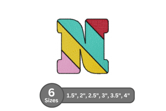 Candy Stripe Alphabet -N Review