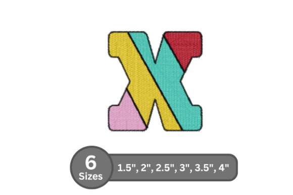Candy Stripe Alphabet -X Review for Boutique Apparel