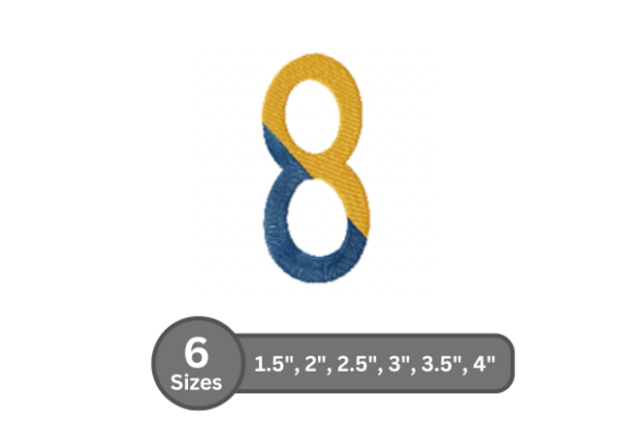 Chalk Split Number -8 Embroidery Design Review