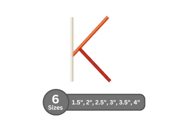 Color Bar Alphabet -K Review for Holiday Embroidery