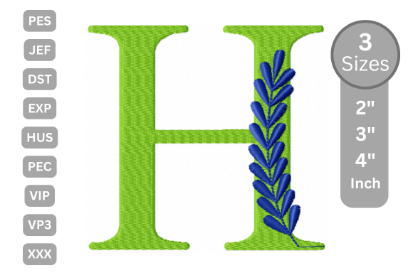 Elegant Floral Alphabet Letter-H Review