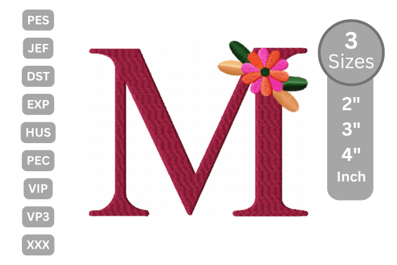 Floral Alphabet Letter - M Review for Gift Makers