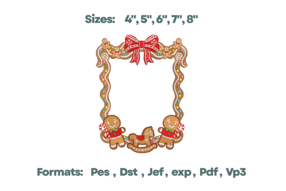 Gingerbread Frame Christmas Monogram Review