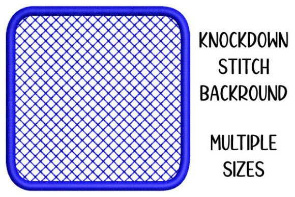 Knockdown Stitch Rounded Square Shape Review