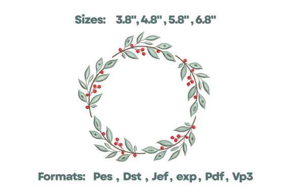Minimalist Berry Branch Wreath