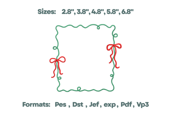Ribbon Garland Frame Monogram Border Review