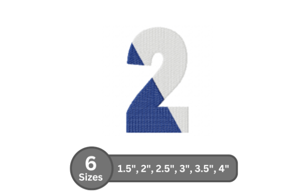 Twin Fill Number - 2 Embroidery Design Review